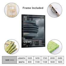 Framed Drake Poster Merch Views Rapper Music Album Canvas Decorations Poster - 999 - 查看 2