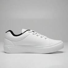 Lightweight Unisex Sneakers With A Comfortable Sole For Everyday Use. - 黑白 - 查看 4