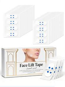 V Lift Face Sticker Invisible Makeup Adhesive Lift Face Tape Slim Patch Breathable Sticker Lifting Tighten Chin - Multicolor - View 2