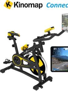 Exercise Bike KINOMAP Bluetooth Connection Indoor Cycling Training Studio Cycles - Black - View 6