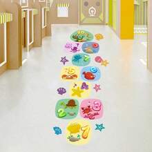 1 Set - Hopscotch Game Stickers, Numeric Pattern Game Stickers, Interactive Educational Game Stickers, Suitable For Room, Living Room - Birthday Gift - Easter Gift - New Year Gift - Valentine's Day Gift - Perfect Gift - Gift - Toys - Games - Multicolor - View 11