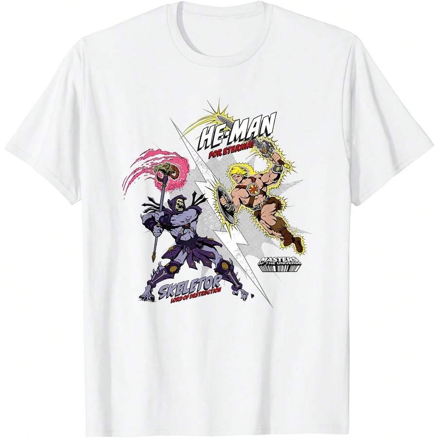 Masters Of The Unrse - He-Man For Eternia T-Shirt - 白色 - 查看 1