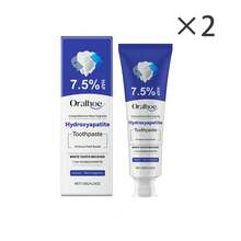 oralhoe Hydroxyapatite Toothpaste With 75% Enamel Repair Formula – Teeth Whitening, Stain & Tartar Removal, Cavity Protection, Plaque Control For Sensitive Teeth, Helps Eliminate Bad Breath, Gentle Mint Flavor, Recommended For Daily Oral Hygiene & Travel Use. - Hydroxyapatite Toothpaste - 查看 10