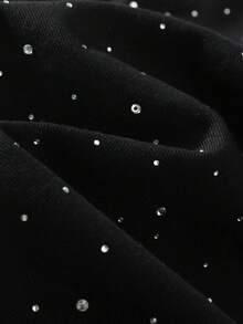 Spring & Autumn New Men's Denim Jacket, Black Textured Button Long Sleeve Casual Truck Driver Streetwear - Black - View 5