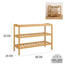 Kệ giày nhiều tầng bằng tre tự nhiên - Có các tùy chọn 3/4/5 tầng, kệ lưu trữ thoáng khí cho lối vào, kệ sắp xếp đa năng. - Nhiều màu - Xem 11