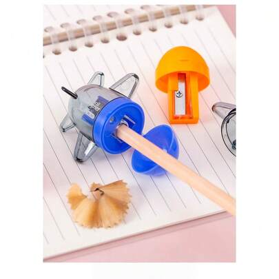 2pcs Cartoon Pencil Sharpener - Compact And Portable Design, Suitable For Study And Office, Student Prize, Back To School Essential, Great Gift For Friends And Family!