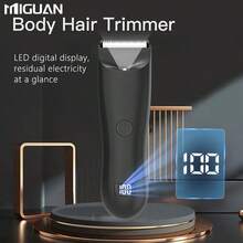 Men's Body Trimmer, Electric Shaver, Electric Inguinal And Hair Trimmer, Ceramic Blade Male Hygiene Shaver Battery Capacity 500mAh - A - View 9