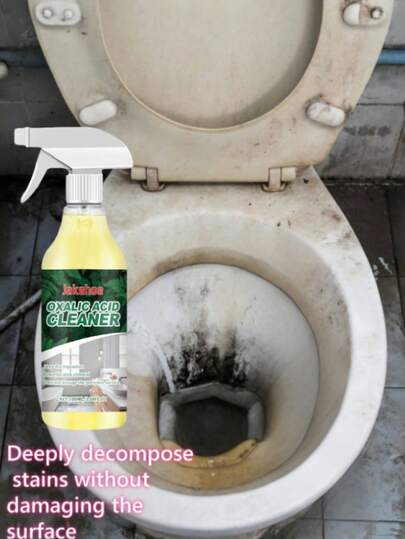 100ml Oxalic Acid Toilet Cleaner Spray - Powerful Formula For Removing Tough Urine Stains And Grime - Fast-Acting For Daily Bathroom Maintenance,Gifts For Men And Women Suitable For Christmas, Valentine's Day, New Year's Day, Birthdays, Weddings, And Parties,Kitchen,Bathroom,Home,Room,Quick Ship Items,Free Shipping