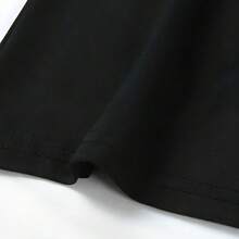 Women's Plus Size Casual T Shirt For Body Glove 90s Vintage Graphic Fashion Printed Short Sleeved Spring/Summer/Fall T-Shirt Tee Round Neck Comfortable Top Suitable For Daily Wear Vacation Outdoor Clothing - 黑色 - 查看 4