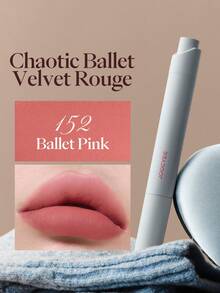 JOOCYEE 丝绒胭脂润唇膏，哑光质地，时尚芭蕾裸色唇膏 - #152 Ballet Pink - 查看 1