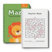 Maze Activity Book, Progressive Path Finding Challenge, Cultivates Focus, Patience And Problem-Solving Skills, Relaxing Brain Teaser Game For Home, Office Or Travel - Maze - View 10