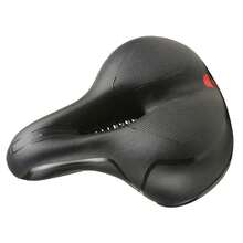 Bike Saddle Bicycle Seat Cushion Ergonomic Shock Absorption Riding Equipment Accessories - Negro - Ver 10