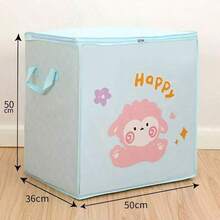 Large Capacity Zipper Storage Bag For Clothes And Blankets, Packing Organizer Bag For Moving And Organizing - Multicolor - View 3