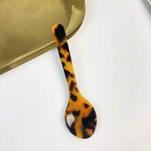 1入 棕色/米色/綠色/紫色可愛冰淇淋湯匙 甜點湯匙，復古蛋糕布丁魚子醬湯匙 果醬湯匙，生日派對甜點湯匙，裝飾道具 節日DIY飾品 節日用品 - 彩色 - 查看 16