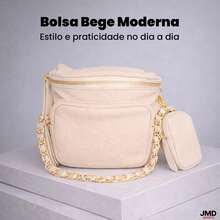 Compact Women's Handbag With Elegant Design And Smart Organization. - Bege - View 2