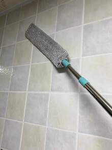 Mopa extensible, herramienta de limpieza de esquinas para la parte inferior de la cama, paño de mopa reemplazable, para colector de polvo estático, limpieza de la parte inferior de la cama, adecuado para productos de limpieza, limpieza del hogar, aplicable al baño, cocina, estudio, oficina y sala de estar. Se puede usar en interiores y exteriores, adecuado para familias con mascotas. Fácil de almacenar, no ocupa espacio, se puede lavar y reutilizar, con las funciones de una mopa y una escoba. - por defecto - Ver 11