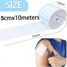 无纺布弹力胶带、无纺布粘性绷带、透气绷带胶带、自粘弹性绷带、急救包防护弹力绷带膜 - 彩色 - 查看 10