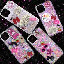 Junk Case Charms Kit,3000PCS Junk Charms For Phone Cases,Nail Charm,Pink Bow,Letter Beads Charm - Mix - View 3