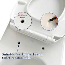 Tornillos de asiento de inodoro de 9 mm de diácompatibles con anclajes de asiento de inodoro Kohler, kit de reemplazo de pernos - A - Ver 4