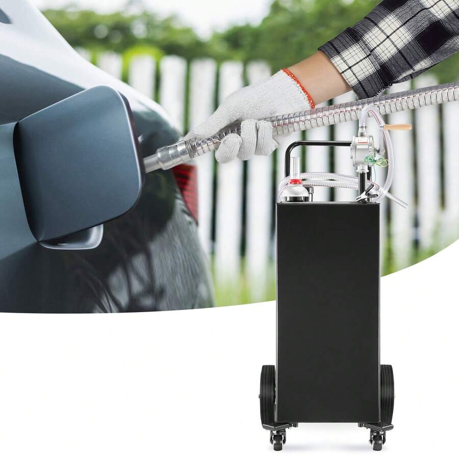 Réservoir/Boîte d'essence - 30 gallons (environ 114 litres), 4 Räder, Schwarz - Voir 1