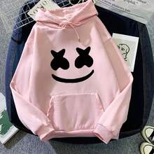Europe And AmericainsHooded Sweatshirt For Men And Women, Couple Outfit, Autumn And Winter Korean Style,  Student - Grey - View 5