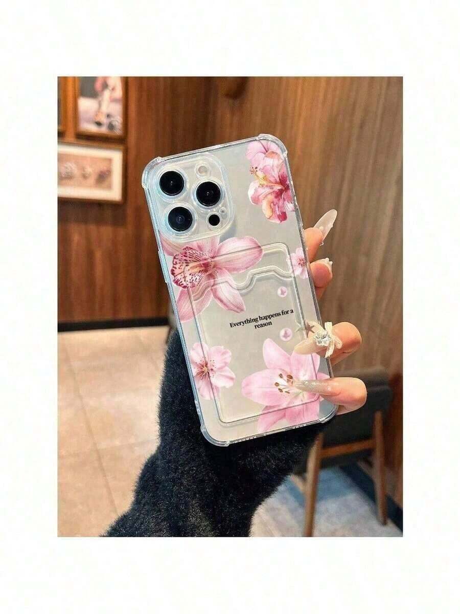 1pc Transparent Card Slot Stand Phone Case Compatible With IPhone 15, 14, 13, 12, 11 Pro Max, 14 Plus, Transparent Wallet Silicone Shockproof Back Cover Waterproof Anti-Fall Scratch ResistantFOR-YOUR-BELOVED-PHONE Christmas Gifts Christmas Gifts - 規格10(1件) - 查看 1