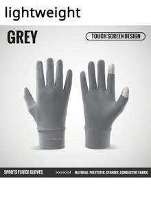 1 paire de gants fins en polaire WRELS avec écran tactile, élastiques et chauds pour hommes et femmes. Gants coupe-vent pour le cyclisme, la randonnée, le camping et les sports d'extérieur en automne/hiver - Multicolore - Voir 15
