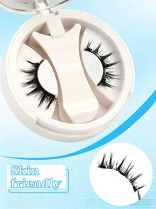 1 Pasang Set Aplikator Bulu Mata Magnetik, Desain Gaya Kartun Tebal, Tidak Perlu Lem, Mudah Dipakai dan Dilepas, Ukuran 4-14mm - Bulu Mata Manga Runcing - View 4
