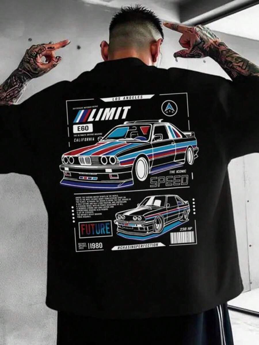 Men Outdoor Tees & Tanks - Black - View 1