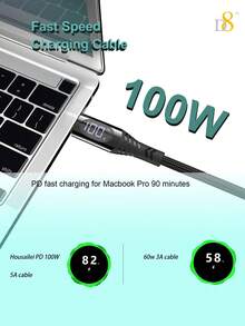 D8 1 paquete Kit de Carga Rápida: Cargador de Pared USB C PD25W + Cable Tipo C PD de 100W/5A, Compacto y Elegante para Mujeres. Pantalla LED Muestra Claramente el Estado de Carga, Conveniente Día y Noche. Compatible de Alta Velocidad con 16/16 Pro/16 Pro Max/15/15 Max/15 Pro/15 Pro Max - Carga 50% en 30 Minutos - Enchufe EU Tipo C(220-240V) - Ver 10