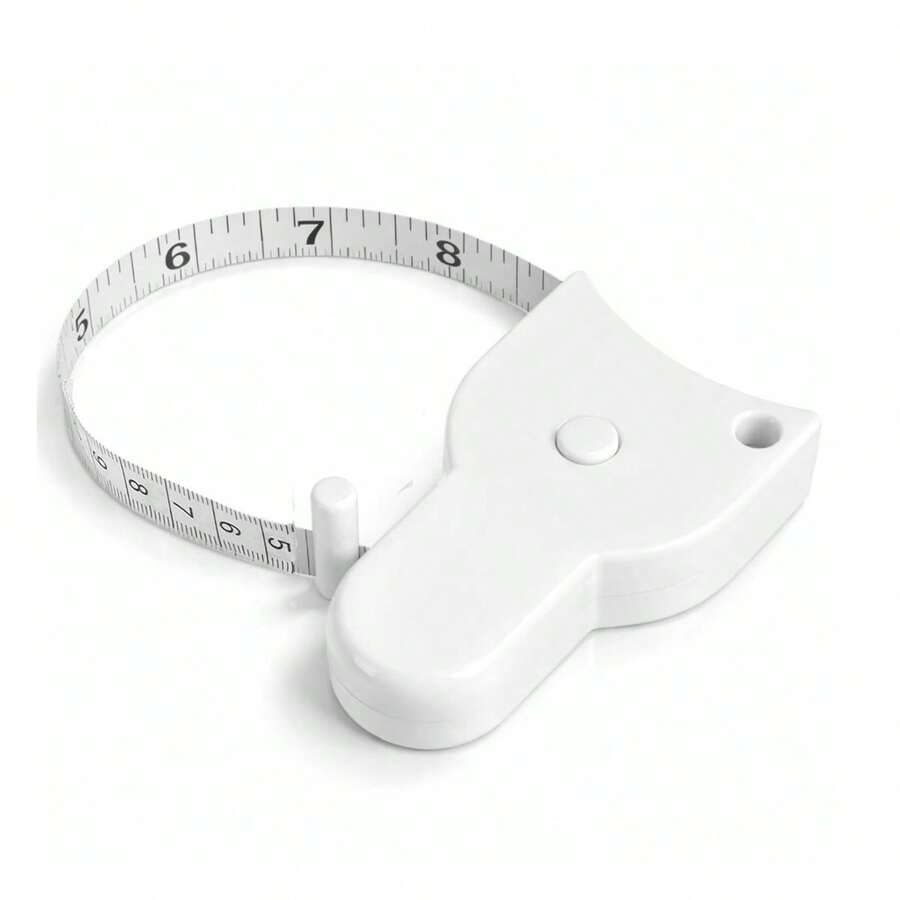 1pc Automatic High Precision 3-Dimensional Measuring Tape, 60 Inch Soft Tape Measure For Body Measurement, Arm, Chest, Thigh Or Waist, Suitable For Personal Trainer Or Home Fitness Goals (Black & White)