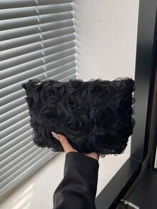 Large-Capacity Minimalist Style Versatile Luxury Women's Bag, 2026 New Model, High-End Handbag For Ladies - Black - View 3