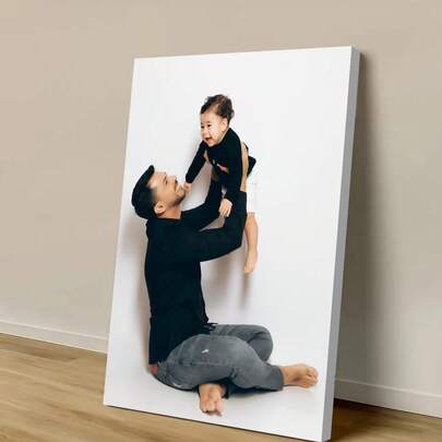 1 Stück personalisierte Leinwandkunst, rahmenloser personalisierter Poster, gemütliches gerahmtes Leinwandbild, Hochzeitserinnerung, Muttertagsgeschenk, Abschlussgeschenk, personalisiertes Gedenkgeschenk, geeignet für Hochzeit, Muttertag, Vatertag, Abschluss, Ostern, Raumdekoration, individuell anpassbares Produkt, Schlafzimmerdekoration, Geschenk nach Maß, Bild, Foto, gerahmte Wandkunst, Geschenk für beste Freunde, Familiengeschenk, Geburtstagsgeschenk, Geschenk für Freund, Freundin, Familie, Liebhaber, Freund, 2026-Kollektion