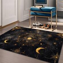 "The Celestial Body" Pattern Flannel Carpet, Featuring Stars, The Sun And The Moon, Represents The Design Of The Universe , 2D Digital Printing, Non-Slip Rubber Bottom, Multiple Sizes Available. Suitable For All Seasons, Washable, Machine Washable, Comfortable, Unique, Suitable For Him, Her, Family Members, Boyfriend, Girlfriend, Father, Family Members, Mother, Lover, Daughter, Son, Grandfather, Grandmother, Teacher, Doctor, Nurse, Friend, Classmate, Pet. As Birthday Gifts, Household Items, Wedding Items, Souvenirs, Home Decoration, Daily Life, Office Decoration, Birthday, Anniversary, Valentine's Day, Thanksgiving, Graduation Season, Christmas, Halloween, Mother's Day, Father's Day, Wedding, New Year Gift Decoration. Suitable For Shopping Centers, Restaurants, Kitchens, Bathrooms, Living Rooms, Bedrooms, Corridors, Balconies, Outdoor Doors, Door Mats, Entrance Mats, Non-Slip Mats, Offices, Cafes, Piano Room Floor Decoration - Nhiều màu - Xem 6