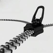 18件套通用拉链维修工具套装 - 快速修复，可拆卸可重复使用，3种尺寸，黑色，适用于衣物和箱包 - 18個 - 查看 1