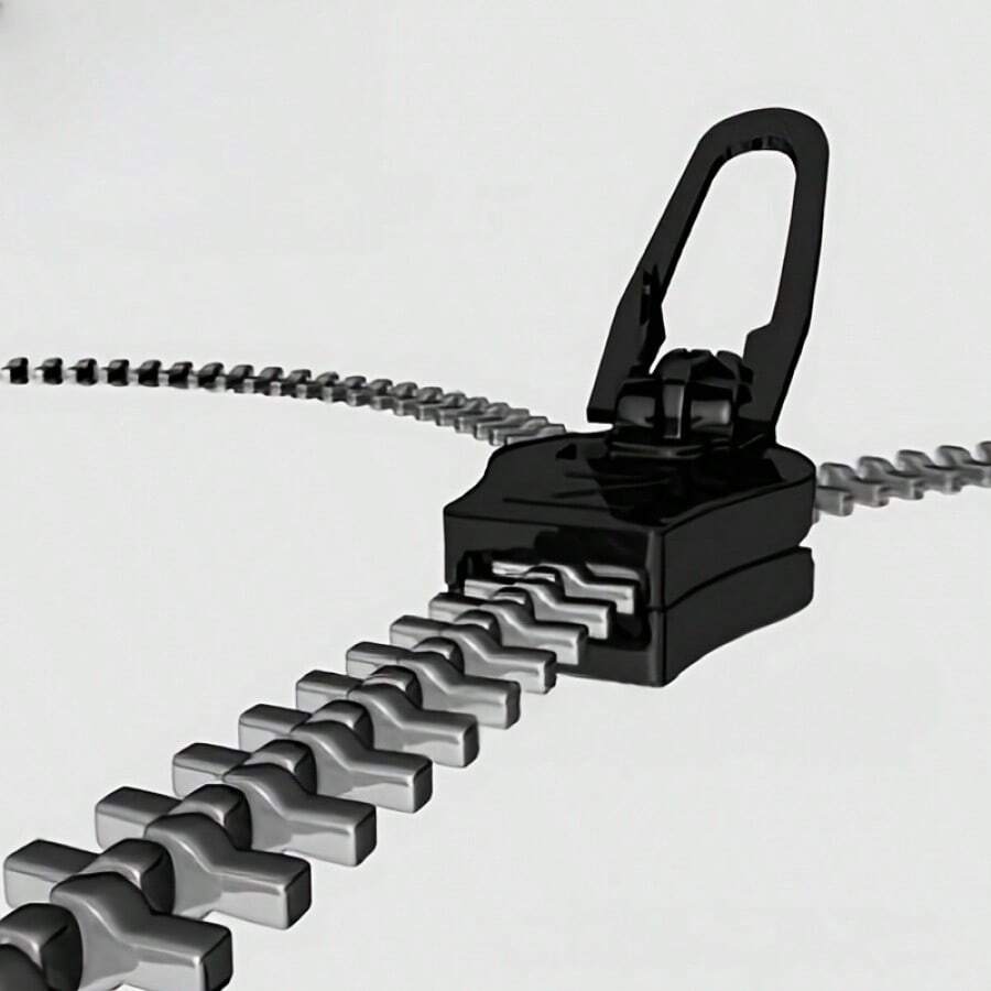 18件套通用拉链维修工具套装 - 快速修复，可拆卸可重复使用，3种尺寸，黑色，适用于衣物和箱包 - 18個 - 查看 1