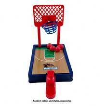 Permainan Basket Mini untuk Jari di Meja, Permainan Interaktif untuk Melatih Fokus, Dekorasi Lapangan Simulasi, Hadiah Ulang Tahun, Sekolah, dan Semua Festival - MultiWarna - View 13