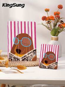 Kingsung 红色条纹金狗图案平板电脑保护套，适用于 9.7/10.2/10.5/10.9/12.9 英寸 Pro 11 英寸、第十代 Galaxy Tab S6 Lite 10.4 英寸、Kindle Paperwhite 第十二代（2024 年款）、Kindle 第十一代（2022 年款），柔软防震，智能支架/自动唤醒/睡眠功能 - 彩色 - 查看 8