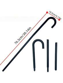 1件万圣节角色扮演权杖道具，埃及法老蛇头权杖，国王权杖，巫师魔杖 - 彩色 - 查看 17