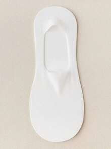 1PC Women's Ice Silk Boat Socks Summer Thin Cotton Sole Invisible No-Show Anti-Slip Heel Grip Socks - Multicolor - View 9