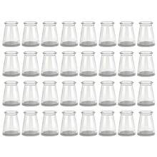 4/24/32 件装圆形椅腿套，适用于高弹毛毡垫、防滑椅垫和椅腿保护套（高透明度，更有光泽和质感，透明色，棕色底色），适用于硬木地板。 - 圓形 - 查看 15