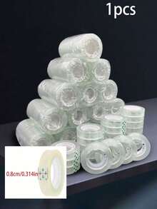 10 Rolls Of High Quality Clear Adhesive Tape, Suitable For Gift Wrapping, Stationery, Office Supplies, DIY Crafts And Household Use, Compatible With Tape Dispensers - Multicolor - View 15