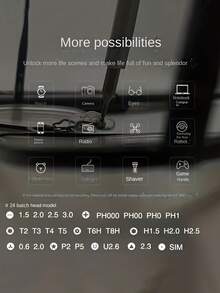 25in 1 Mini Screwdriver Set Flat Head Small Screwdriver For Electronics/ Mobile Phones/ Computers/ Glasses/ Watches/ Jewelry Precision Repair Tools - Multicolor - View 9