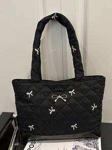 Large-Capacity Sweet And Cute Style Versatile Luxury Women's Bag From 2026 New Model High-End Crossbody Bag - Black - View 4