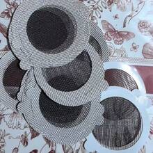 10个一次性浴室毛发收集器排水盖，水槽过滤器，适用于厨房、浴室，防止堵塞浴室配件浴室工具 - 彩色 - 查看 10