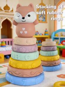 蒙特梭利婴儿玩具 - 柔软橡胶积木，可堆叠组装玩具，适合6-12个月的宝宝，柔软的婴儿玩具，婴儿感官玩具，堆叠积木，柔软的婴儿磨牙玩具，新生儿礼物，婴儿玩具，幼儿玩具，婴儿必需品，洗澡玩具，玩具，婴儿玩具，婴儿感官玩具，1岁宝宝玩具，婴儿配件，旅行玩具，6个月宝宝玩具，洗澡玩具，新生儿必需品 - 軟膠堆疊 - 查看 9