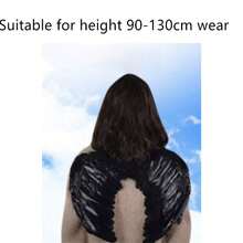 一件天使翅膀服装，采用性感露背设计。适合节日派对、装饰、主题派对、迷人翅膀、性感装扮、轻便翅膀、角色扮演等场合。 - 彩色 - 查看 13