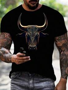 Men Outdoor Tees & Tanks - Black - View 1