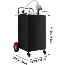 Réservoir/Boîte d'essence - 30 gallons (environ 114 litres), 4 Räder, Schwarz - Voir 10