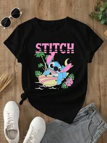 Disney Women T-Shirts - Black - View 1